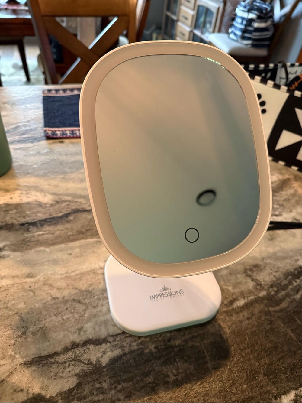 Impressions LED  Makeup Mirror in White